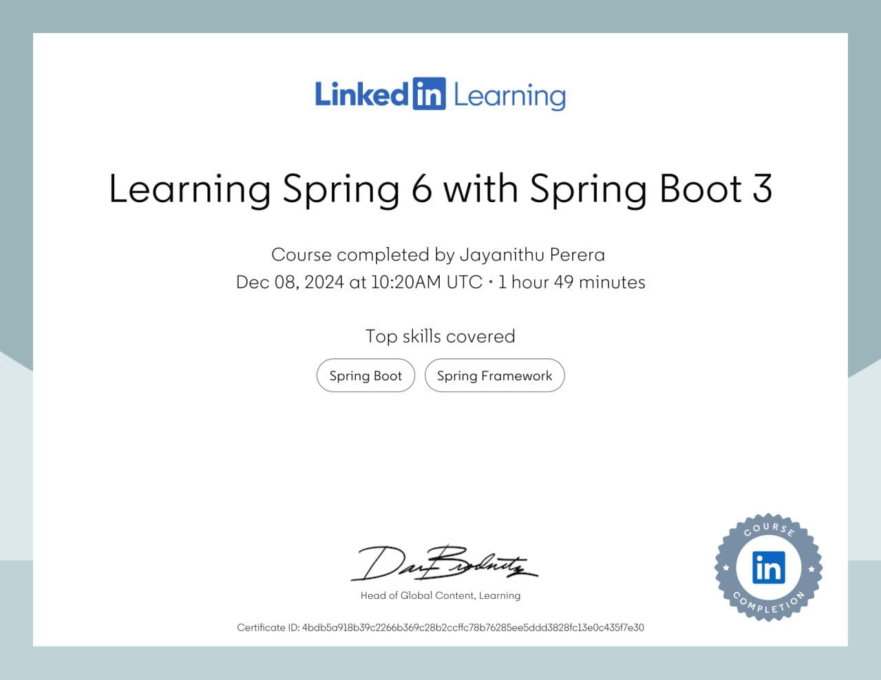 Learning Spring 6 with Spring Boot 3